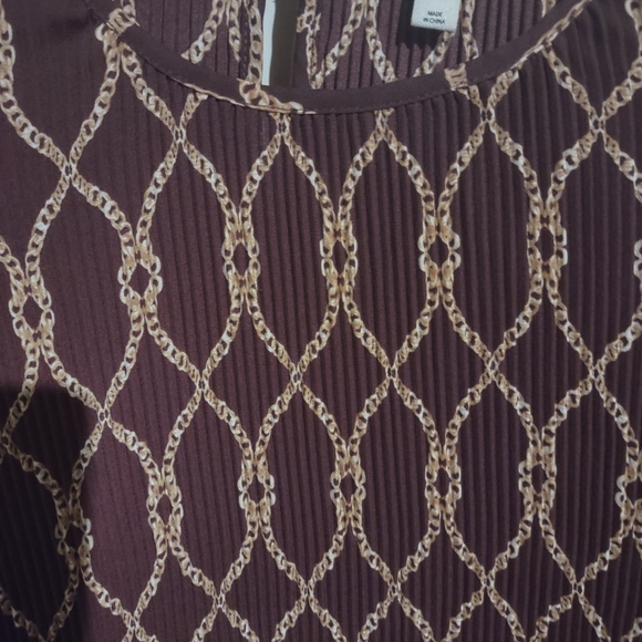 Como Blu pleated peplum top - Picture 2 of 4